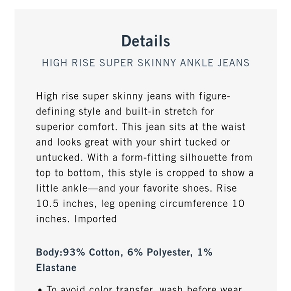 Abercrombie & Fitch jeans - Picture 9 of 11